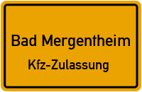 Zulassungstelle Bad Mergentheim